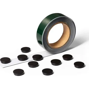 Lepicí páska Durable 1717, Samolepicí kovová páska s 10 magnety, šířka pásky 35 mm