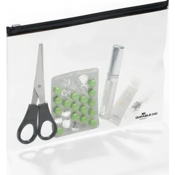 Durable ZipBag, TRAVEL BAG, obal se zipem, formát A5, balení 5 ks