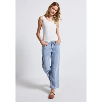 Dámské džíny Džíny Street One 379422 s širokými nohavicemi Délka kalhot: 28, Obvod pasu: 28