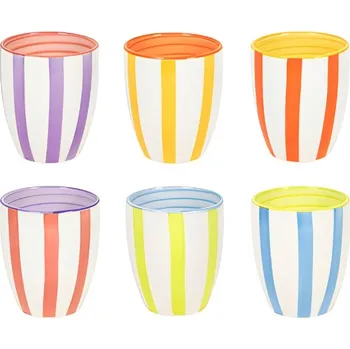 HIT Hrnky na kávu espresso sada 6 ks 180 ml SUMMER HT-24326109