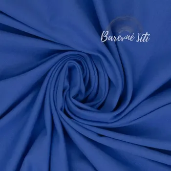 Piké, bavlněný úplet MODRÁ (E) (Jarní kolekce LIMITKA 2024)