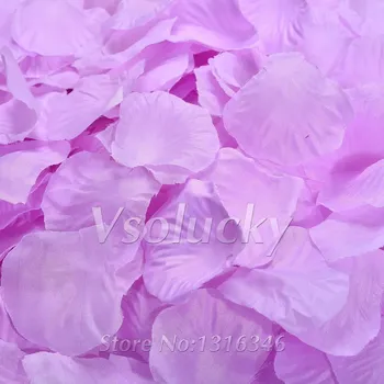 Svatební dekorace Hedvábné dekorační růžové lístky - Q