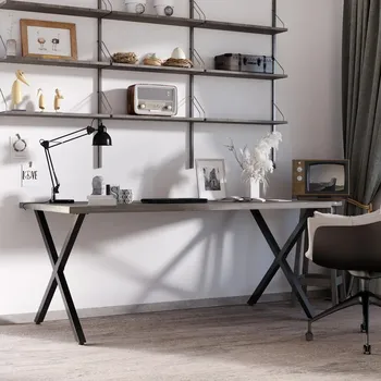 Stolová podnož Sada 2 ocelových stolových nohou | černá