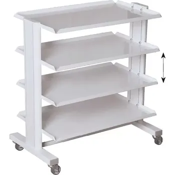 VP - 204 vozík, 4 police, bílý