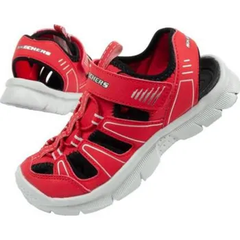 Chlapecká obuv Sandály pro děti Skechers Relix Jr červené s podrážkou, 35 i476_70774069