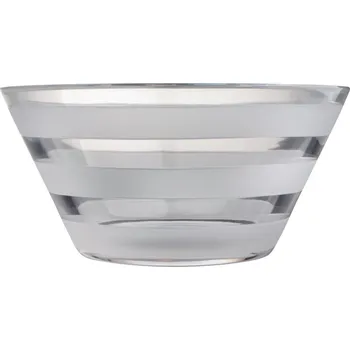 Křišťálová mísa s pruhy, Glamour Crystal, 23 cm