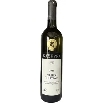 Víno Müller Thurgau 2024 pozdní sběr, polosladké 0,75l KACHYŇA