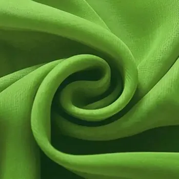 Průhledné voalové záclony - Zelená,150 x 270 cm,kapsa