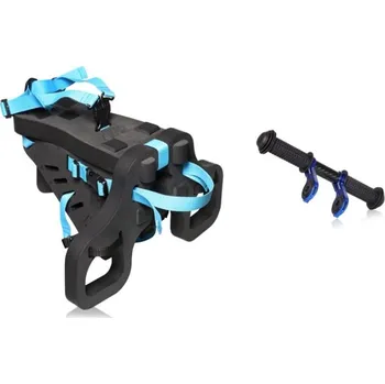 cyklosedačka Dětská přední cyklosedačka FlixFlox Dětská přední sedačka na kolo FlixFlox (modrá) + řidítka modrá