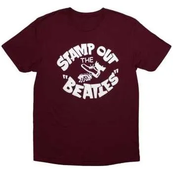 Pánské tričko Merch The Beatles: The Beatles Unisex T-shirt: Stamp Out The... (large) L