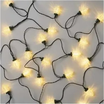 Dekorativní svítidlo Emos LED vánoční řetěz – šišky, 9,8 m, venkovní i vnitřní, teplá bílá, programy