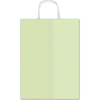 Dárková taška Dárková taška - zelená - 26 x 12 x 36 cm