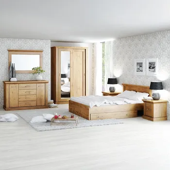 Ložnicová sestava Ložnice Antica K | sestava A | 7 dílů | kraft zlatý