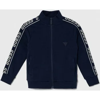 Chlapecká mikina Dětská mikina Guess tmavomodrá barva, s potiskem L2YQ47.K6ZS1.PPYH 59X, vel. 125-135
