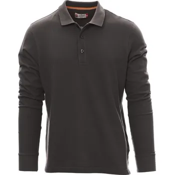 Pánské tričko Payperwear Pánská polokošile Florence s dlouhým rukávem Barva: Antracitová, Velikost: XL