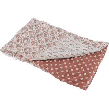 Šátek PENELOPE Šátek Alix Penelope, ecru/rust