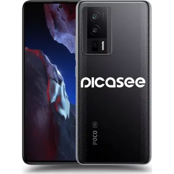 Pouzdro na mobilní telefon Picasee silikonový průhledný obal pro Xiaomi Poco F5 Pro 5G - Picasee - new logo - white