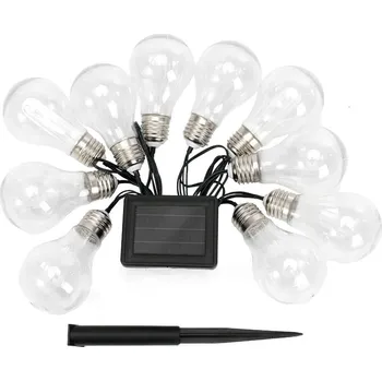 Venkovní osvětlení Zuma Line Solarna venkovní dekorační řetěz x0.06 W černá-průhledná SW-1004C