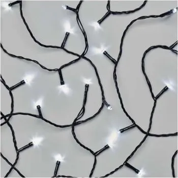 Dekorativní svítidlo Emos LED vánoční řetěz, 5,6 m, 3x AA, venkovní i vnitřní, studená bílá, časovač