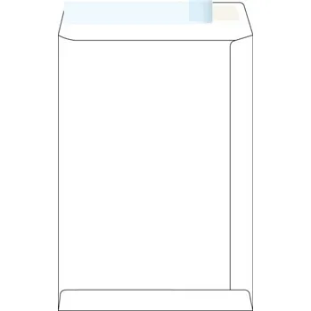 Obálka KRPA Poštovní taška obálka C4 krycí páska ofset bílá, 250 ks