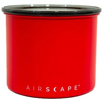 Vakuovačka Planetary Design dóza na kávu Airscape, matt red, 250g