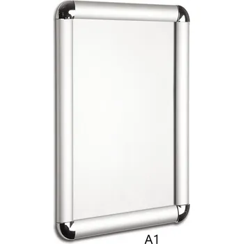 Q Hliníkový Kliprám A1 59,4 x 84,1cm, kulaté rohy, profil 25mm