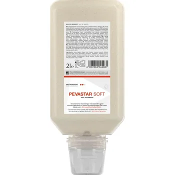 Péče o ruce Peva PEVASTAR SOFT čisticí pasta na citlivé ruce s přírodním abrazivem, láhev 2 litry