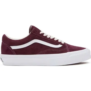 Pánská obuv Semišové tenisky Vans Premium Standards Old Skool 36, 44, burgundské, 83X