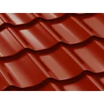 BILKA CLASIC - plechová střešní krytina - LESKLÁ SP25 Barva: RAL 3011 / červenohnědá