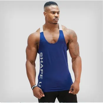 Pánské tričko Pánské sportovní fitness tričko - Modrá,5XL