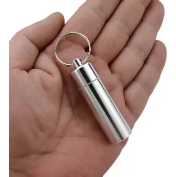 Lékárnička Vodotěsná hliníková lékárnička na cesty | cestovní organizér na léky - S 4.7cm