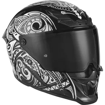 Helma na motorku Přilba goliath, nox exklusiv (černá matná, bílá, vel. s) 2025