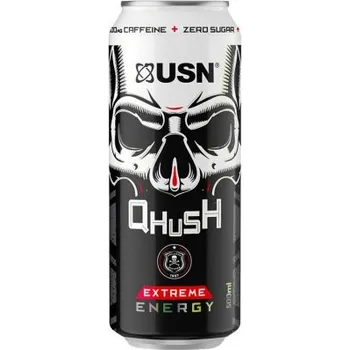 Energetický nápoj USN Qhush Energy drink 500 ml - Original + Sleva 3 % pro registrované