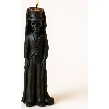 Svíčka Vonná svíčka Mrtvý ženich | 37 g | Svíčkománie3D | Barva: Černá