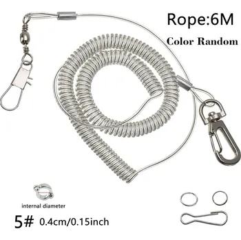 Ochranný postroj pro papoušky s ptačím kroužkem | ptačí vodítko - 5 mm - 6M