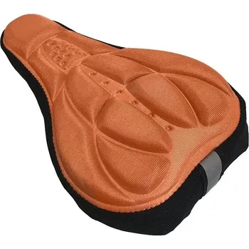 Sedlo na kolo Gelový potah na sedlo kola | potah cyklistického sedla - žlutá