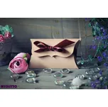 Dárková krabička s mýdélkem - hnědá s mašlí (Nádherná krabička s mýdélkem jako krásný dárek pro každého. Elegantní balení potěší každého)