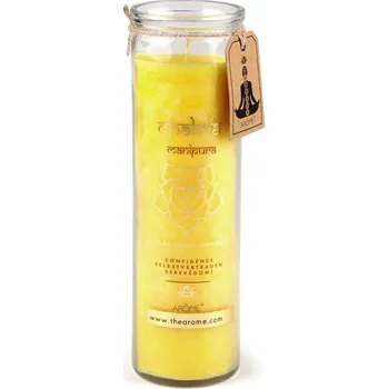 Svíčka Vonná čakrová svíčka ve skle velká 320 g