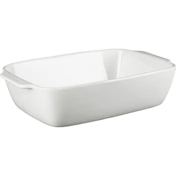 MASTERPRO Zapékací miska FOODIES 21x7,5x32cm kamenina bílá BGEU-2848