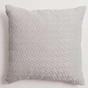 Povlak na dekorativní polštářek Tibex Povlak ŠEDÉ STŘEPY 40 x 40 cm