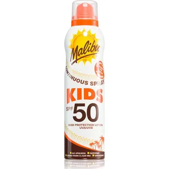 Přípravek na opalování Malibu Opalovací Mléko ve Spreji pro Děti