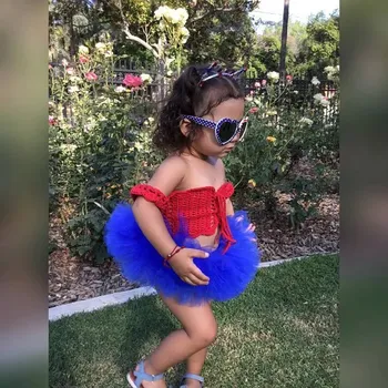 Dívčí oblečení Řasená dívčí tutu sukně - 2,12M