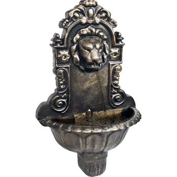 Nástěnná fontána se lví hlavou bronzová