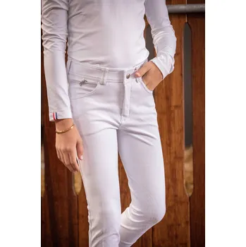 Jezdecké kalhoty EDEN by PENELOPE Rajtky Fun Eden by Penelope, s gripem na kolenou, dětské, bílé 6 let