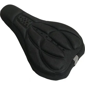 Sedlo na kolo Gelový potah na sedlo kola | potah cyklistického sedla - černá