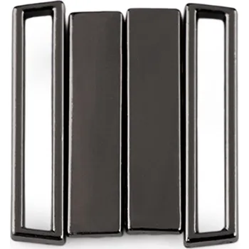 Plavkové zapínání šíře 25 mm kovové, barva 4 nikl černý