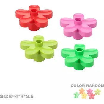 ostatní stavebnice Doplňky ke stavebnici | Květiny a stromy - 4ks S kulaté květy