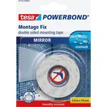 tesa Powerbond 55732, Montážní oboustranná pěnová páska na zrcadla bílá, 19mm x 1,5m