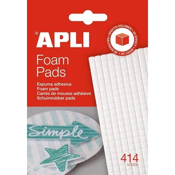 Apli Lepicí guma APLI, 414 ks čtverečků, 5x5 mm