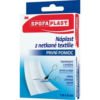 Náplast 3M Spofaplast 854 Náplast z netkané textilie, šíře 6 cm návin 1 m